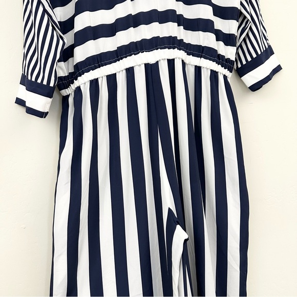 Mollie Parnis Neiman Marcus Vintage Striped Jumpsuit - Picture 10 of 14